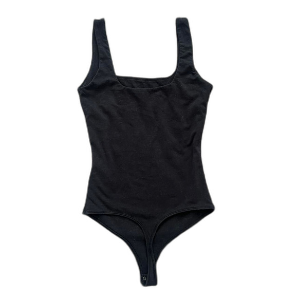 Abercrombie & Fitch black bodysuit square neck basics - Picture 4 of 8
